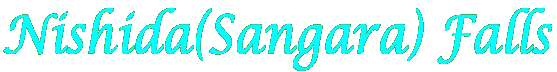 Nishida(Sangara) Falls