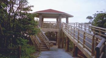 An observatory located at Omija River estuary